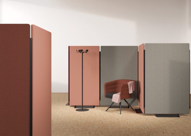 cloisons acoustiques phono asborbant de bureau pour séparer des espaces professionnels en entreprise
