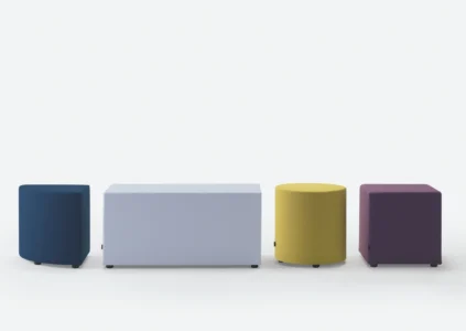 poufs confort et lounge et design pour un espace accueil ou attente