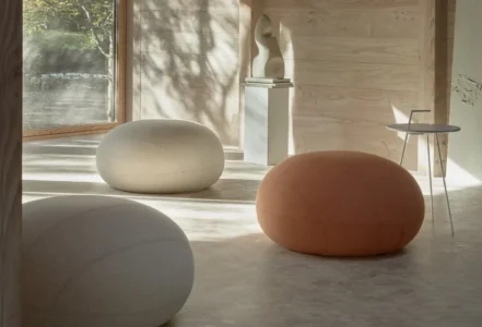 poufs confort et lounge et design pour un espace accueil ou attente