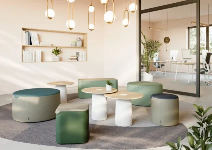 poufs confort et lounge et design pour un espace accueil ou attente