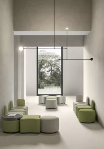 poufs confort et lounge et design pour un espace accueil ou attente