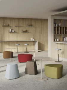 poufs confort et lounge et design pour un espace accueil ou attente