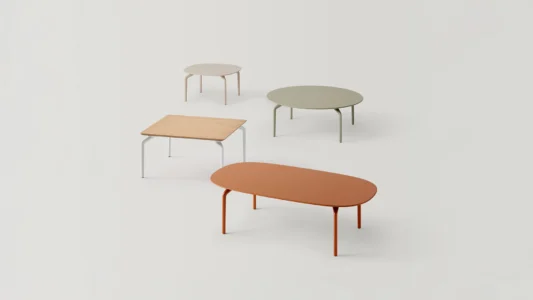 tables basses pour espace d'attente ou d'accueil