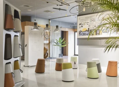 poufs confort et lounge et design pour un espace accueil ou attente