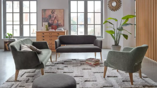 lounge et détente pour une entreprise ou simplement un accueil d'attente cosy et coloré