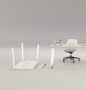 bureaux opérationnels pour collaborateurs dans un espace d'entreprise