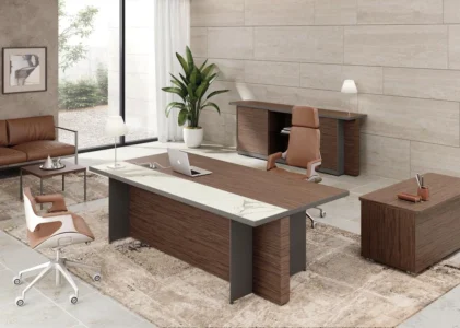 bureau de direction moderne, design, pour un espace de direction dans une entreprise