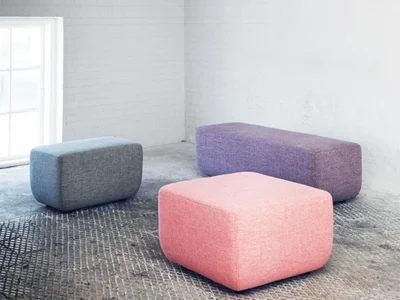 poufs confort et lounge et design pour un espace accueil ou attente
