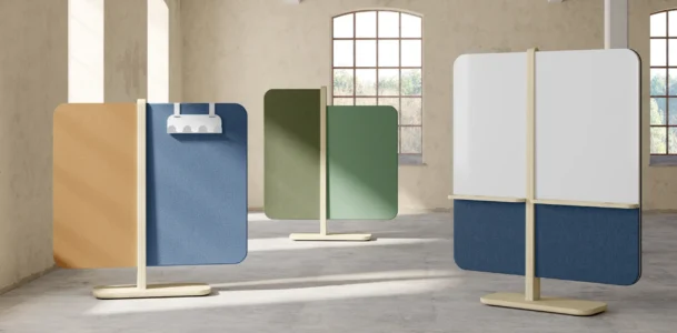 cloisons acoustiques phono absorbant de bureau pour séparer des espaces professionnels en entreprise