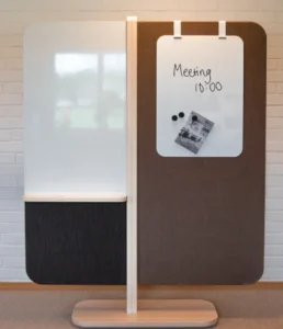 cloisons acoustiques phono absorbant de bureau pour séparer des espaces professionnels en entreprise