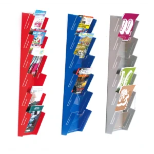 présentoir d'accueil ou d'attente pour mettre en valeur des brochures ou des documents