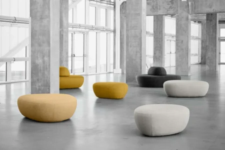 poufs confort et lounge et design pour un espace accueil ou attente