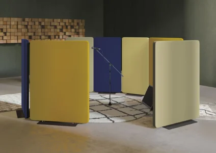 cloisons acoustiques phono absorbant de bureau pour séparer des espaces professionnels en entreprise