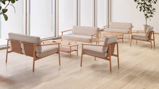 tables basses pour espace d'attente ou d'accueil