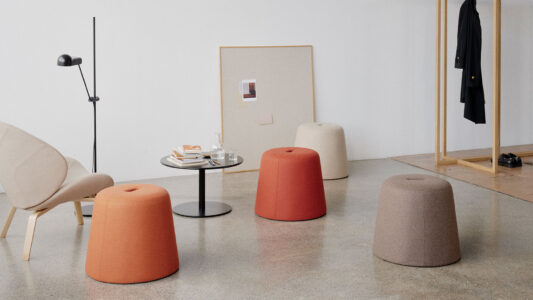 poufs confort et lounge et design pour un espace accueil ou attente