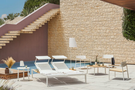 bains de soleil pour extérieur, outdoor, tissu résistant et durable pour les intempéries