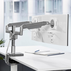 bras d'écran pour un support ergonomique dans un bureau