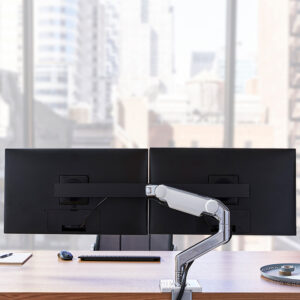 bras d'écran pour un support ergonomique dans un bureau