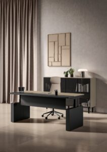 bureaux assis debout ergonomique pour collaborateurs ou open space, afin de préserver la santé et prévention TMS