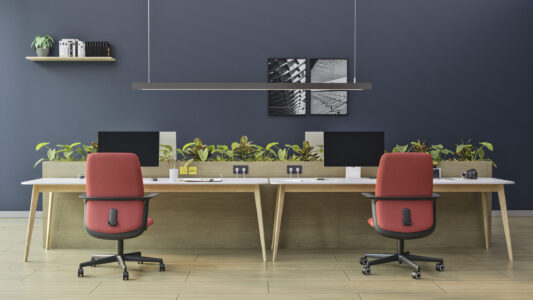 fauteuils de travail pour les collaborateurs d'une entreprise, idéal pour open space, coworking