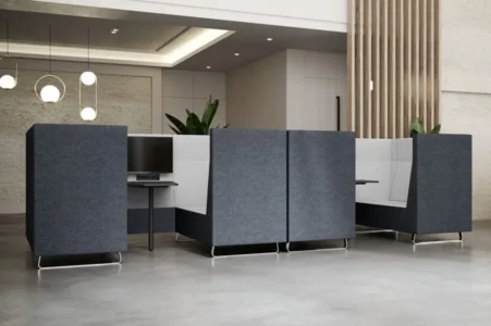 un espace lounge pour le coworking en entreprise