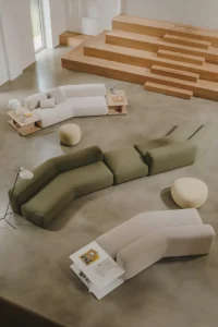 espace lounge pour la détente et le bien-être des collaborateurs