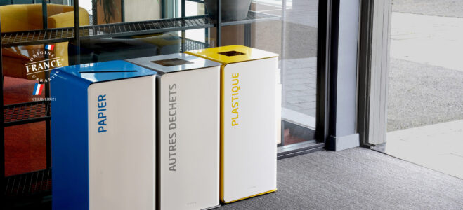 poubelles de tri pour trier les déchets recyclables pour l'écologie environnementale