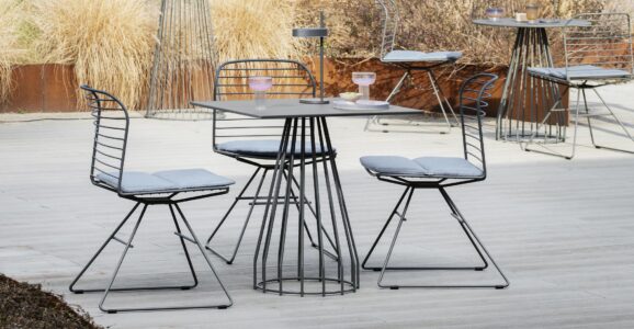 tables extérieures outdoor pour terrasse, tables durables et résistantes