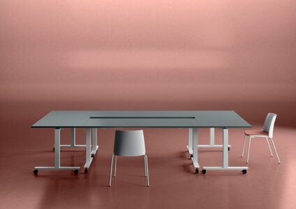 tables modulaires pour entreprise, idéal open space ou coworking, conférence, espace agile