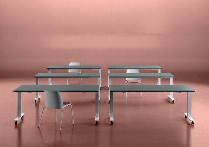 tables modulaires pour entreprise, idéal open space ou coworking, conférence, espace agile
