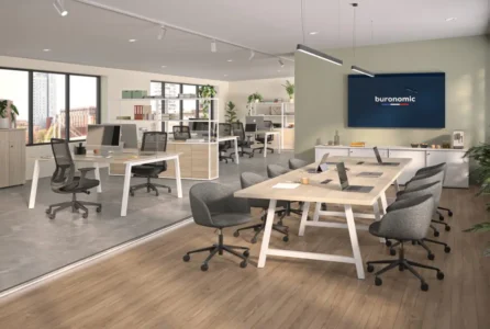 tables de réunion idéal pour coworking ou open space en entreprise