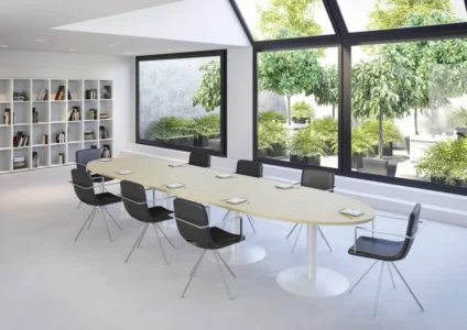 tables de réunion idéal pour coworking ou open space en entreprise