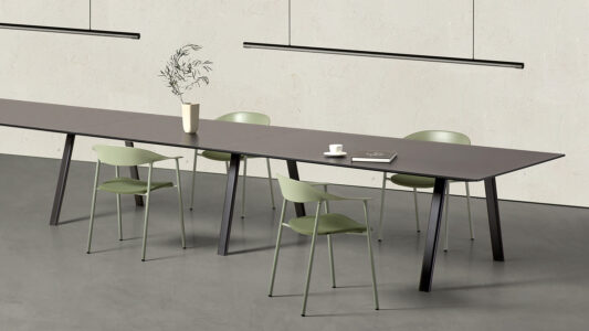 tables de réunion idéal pour coworking ou open space en entreprise