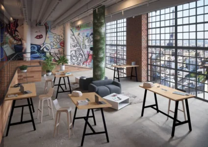 tables de réunion idéal pour coworking ou open space en entreprise