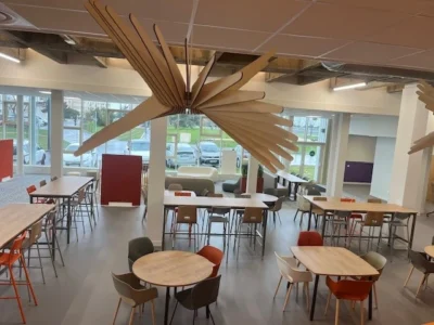 amenagement du bâtiment Oxygène du CROUS de Caen